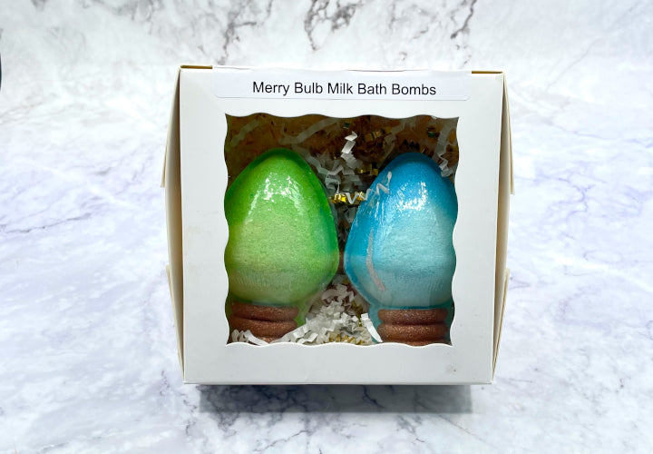 Merry Bulb Milk Bath Bombs with Embeds Hartmont Candles