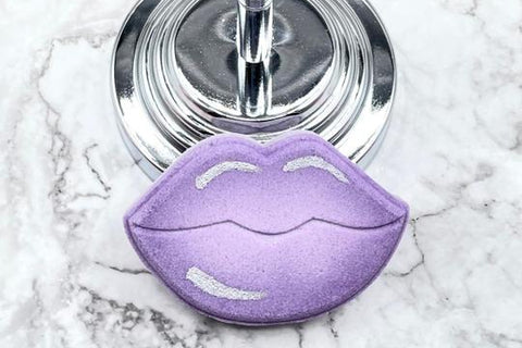 Purple Lips Milk Bath Bombs
